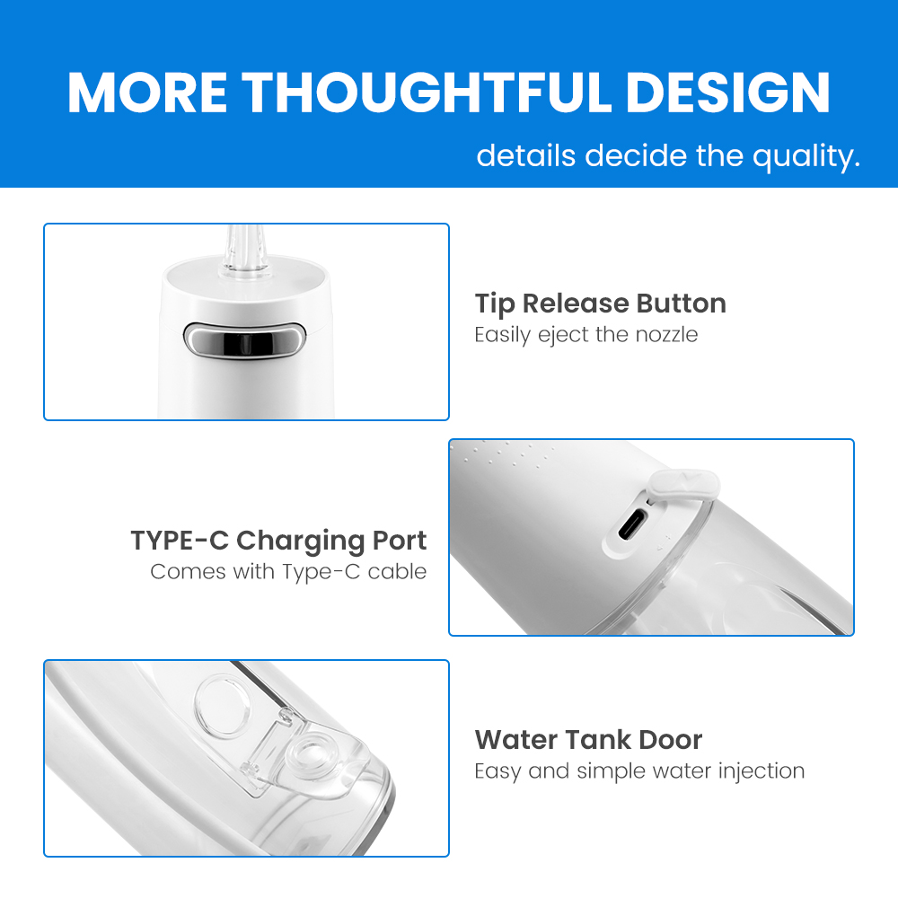 Custom Rechargeable Water Flosser OEM Oral Care Factory China