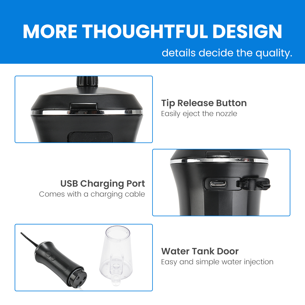 Oral Irrigator Cheap Wholesale IPX7 Waterproof Electric Home Travel Dental Floss Water Flosser