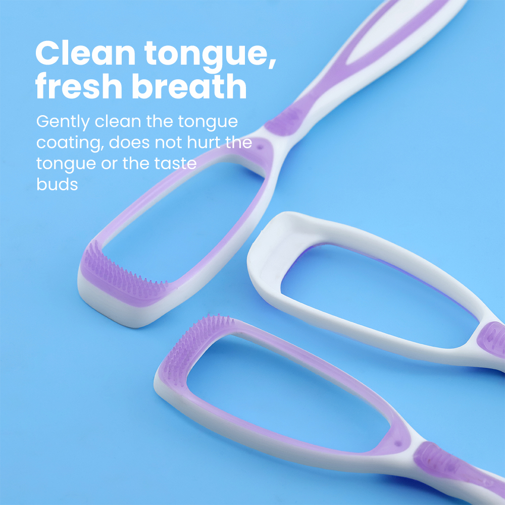 OEM Adult Plastic Tongue Scraper Manufacturer Wholesale Tongue Cleaner