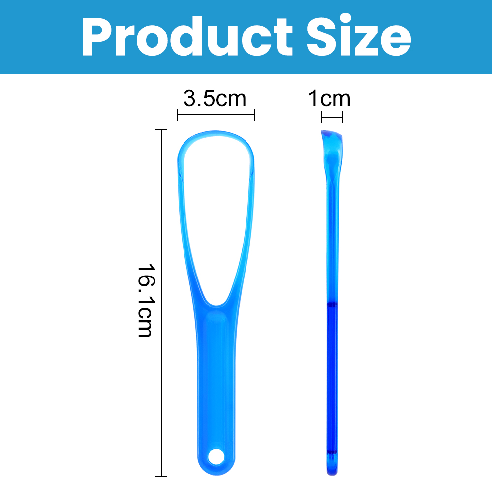 Professional Medical-Grade Oral Hygiene Tool Adult Tongue Scraper for Wholesale