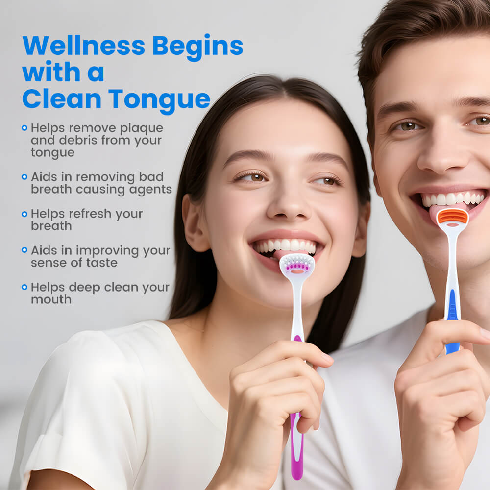 customizable tongue scraper with logo printing