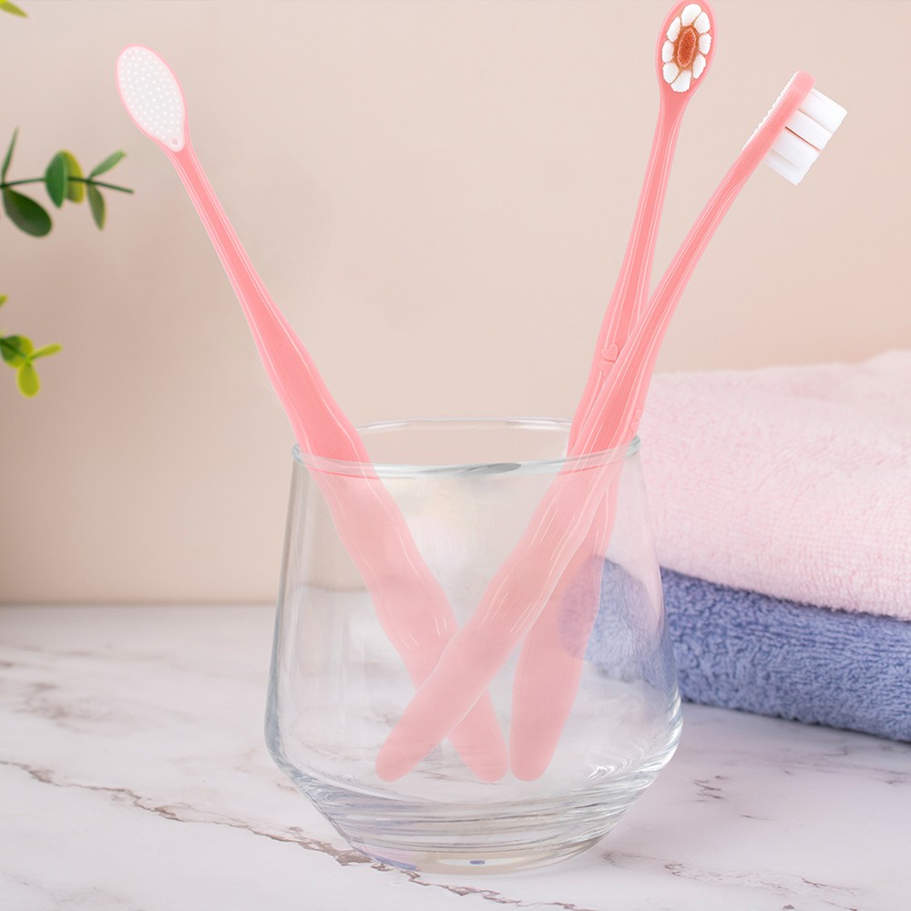 Anti-slip toothbrush handle