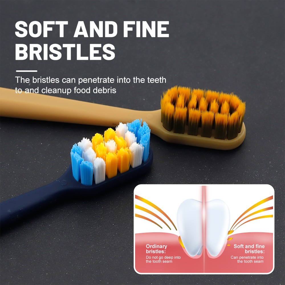 Simple Handle Cheap Adult Toothbrush Personal Oral Care Soft Bristle