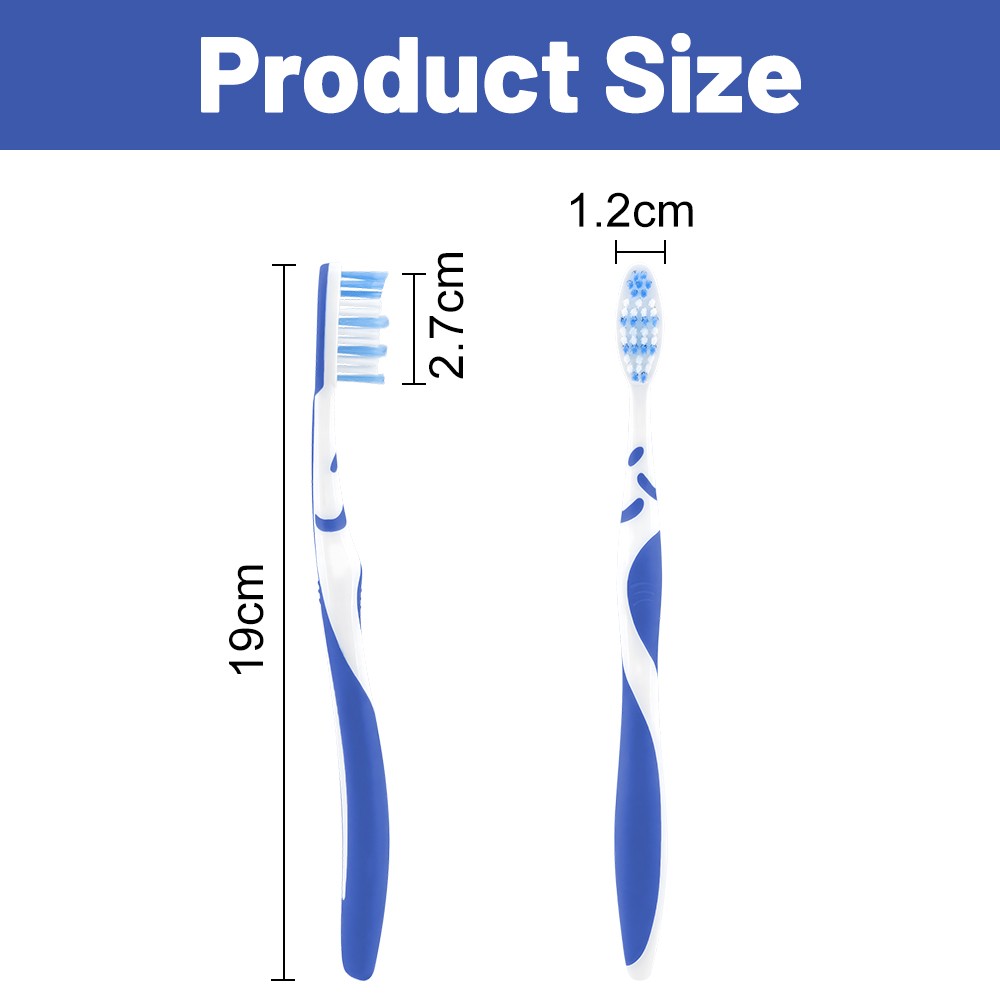 Colored Natural 10000 Floss Bristles Eco Micro Nano Ultra Soft-Bristled Adult Toothbrush for Sensitive Teeth Oral Gum Recession