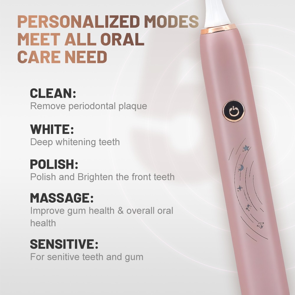 Customize Personalized Electric toothbrush with 5 Modes