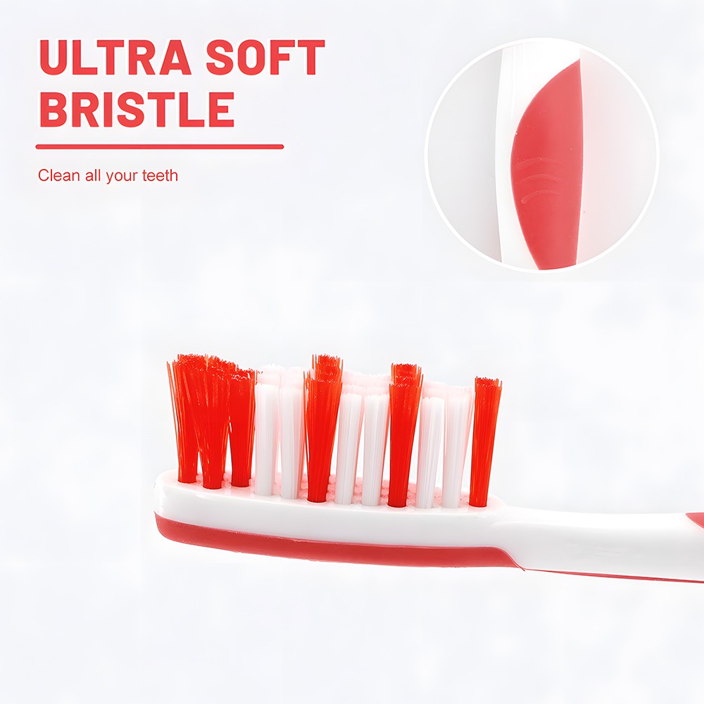 Colored Natural 10000 Floss Bristles Eco Micro Nano Ultra Soft-Bristled Adult Toothbrush for Sensitive Teeth Oral Gum Recession