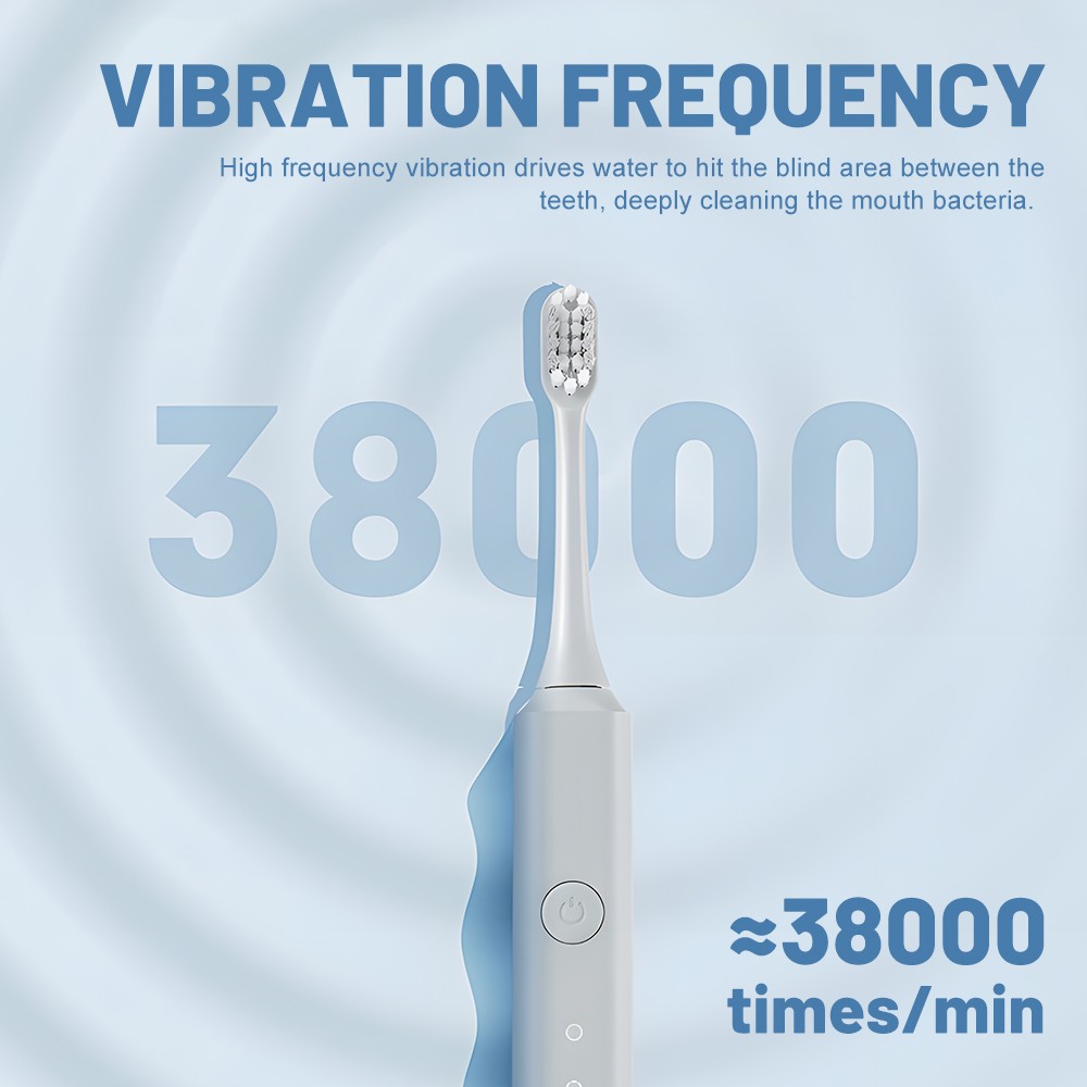 OEM Customized Soft Gentle Electric Toothbrush For Personal Cleaning