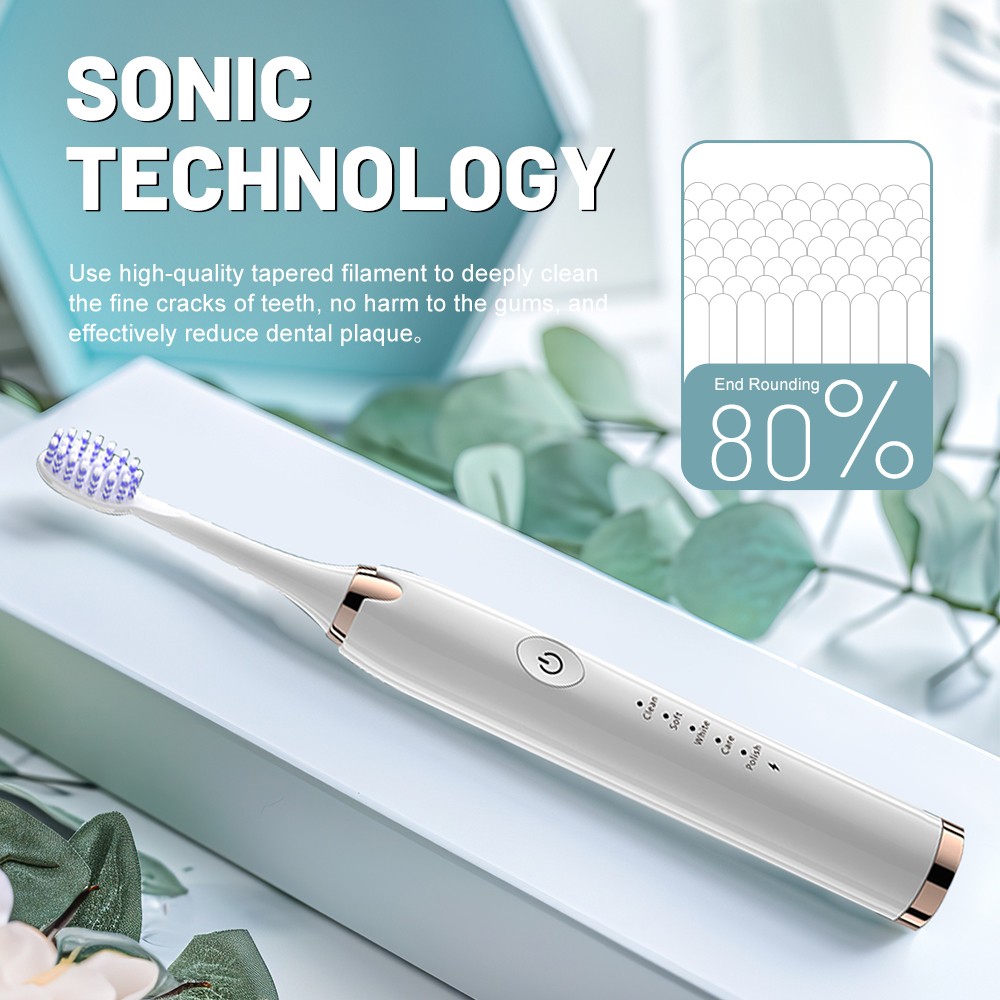 Customized High Quality Rechargeable Electric Sonic Toothbrush