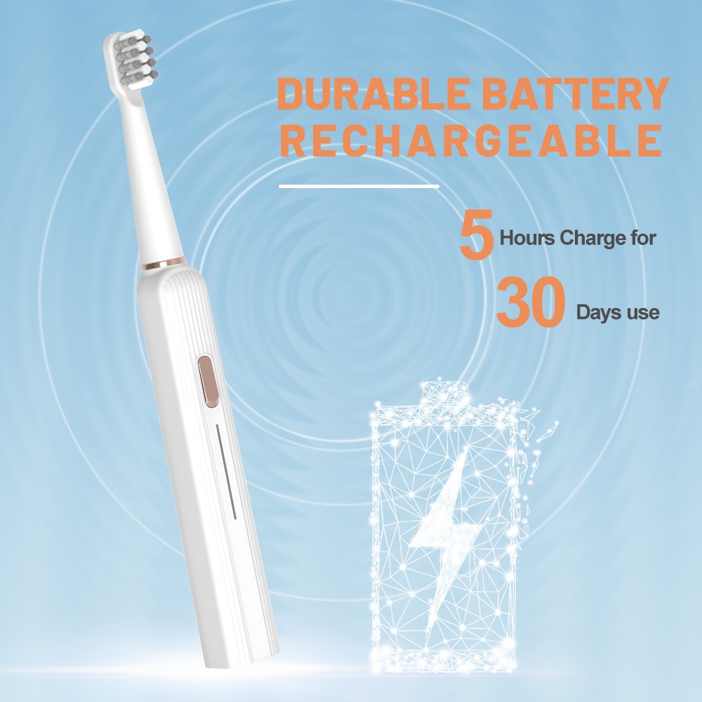 OEM Customized Soft Gentle Electric Toothbrush For Personal Cleaning