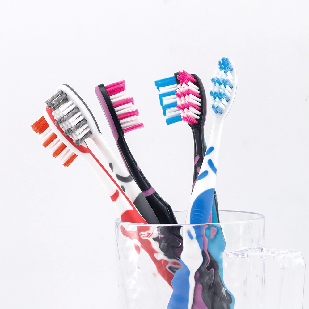 Colored Natural 10000 Floss Bristles Eco Micro Nano Ultra Soft-Bristled Adult Toothbrush for Sensitive Teeth Oral Gum Recession