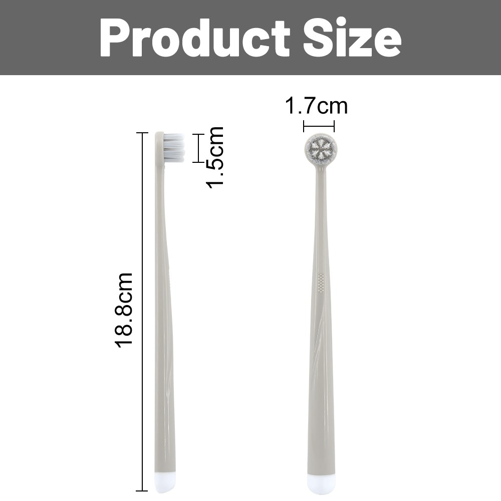 Best Selling Nylon Adult Soft Heads Toothbrush with Tongue Cleaner