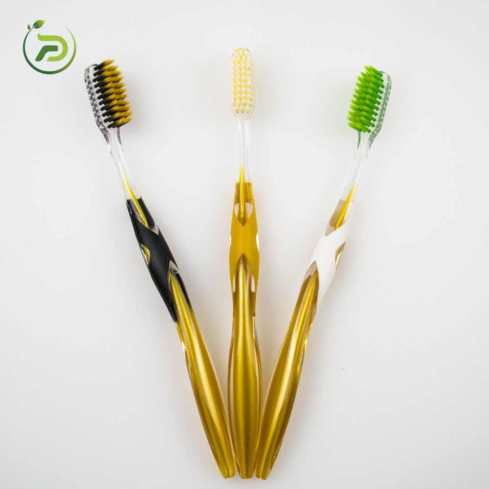 Eco Friendly Wide Handle Bristles Adult Toothbrush