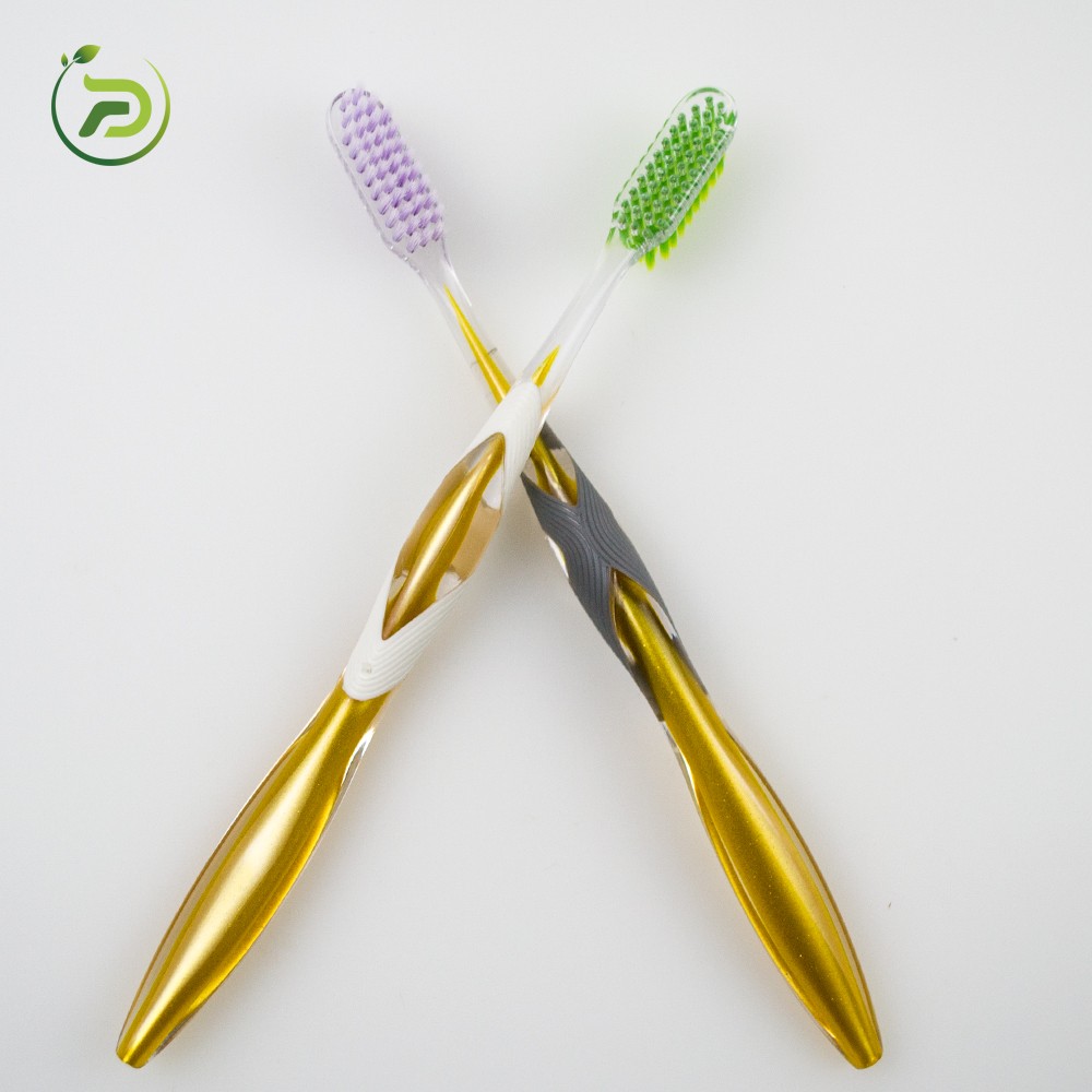Eco Friendly Wide Handle Bristles Adult Toothbrush