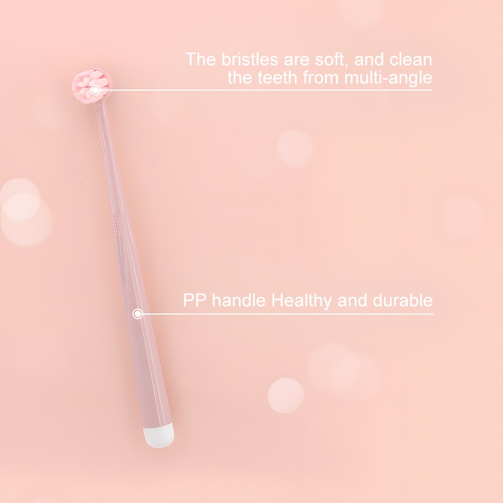 Best Selling Nylon Adult Soft Heads Toothbrush with Tongue Cleaner