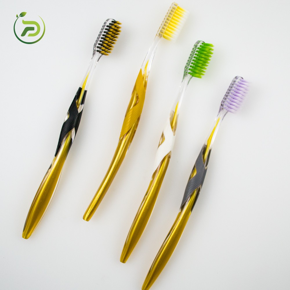 Eco Friendly Wide Handle Bristles Adult Toothbrush