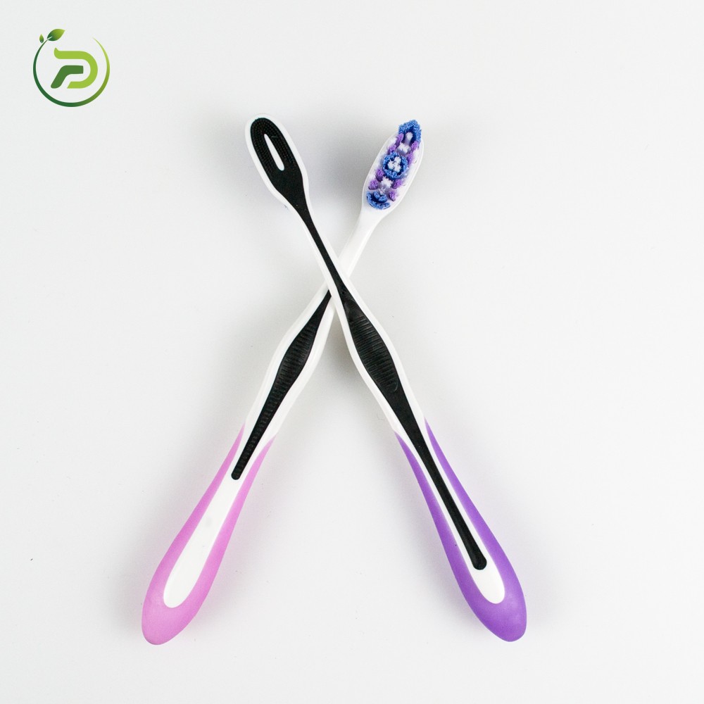 Perfect High Quality Adult Toothbrush with Tongue Cleaner