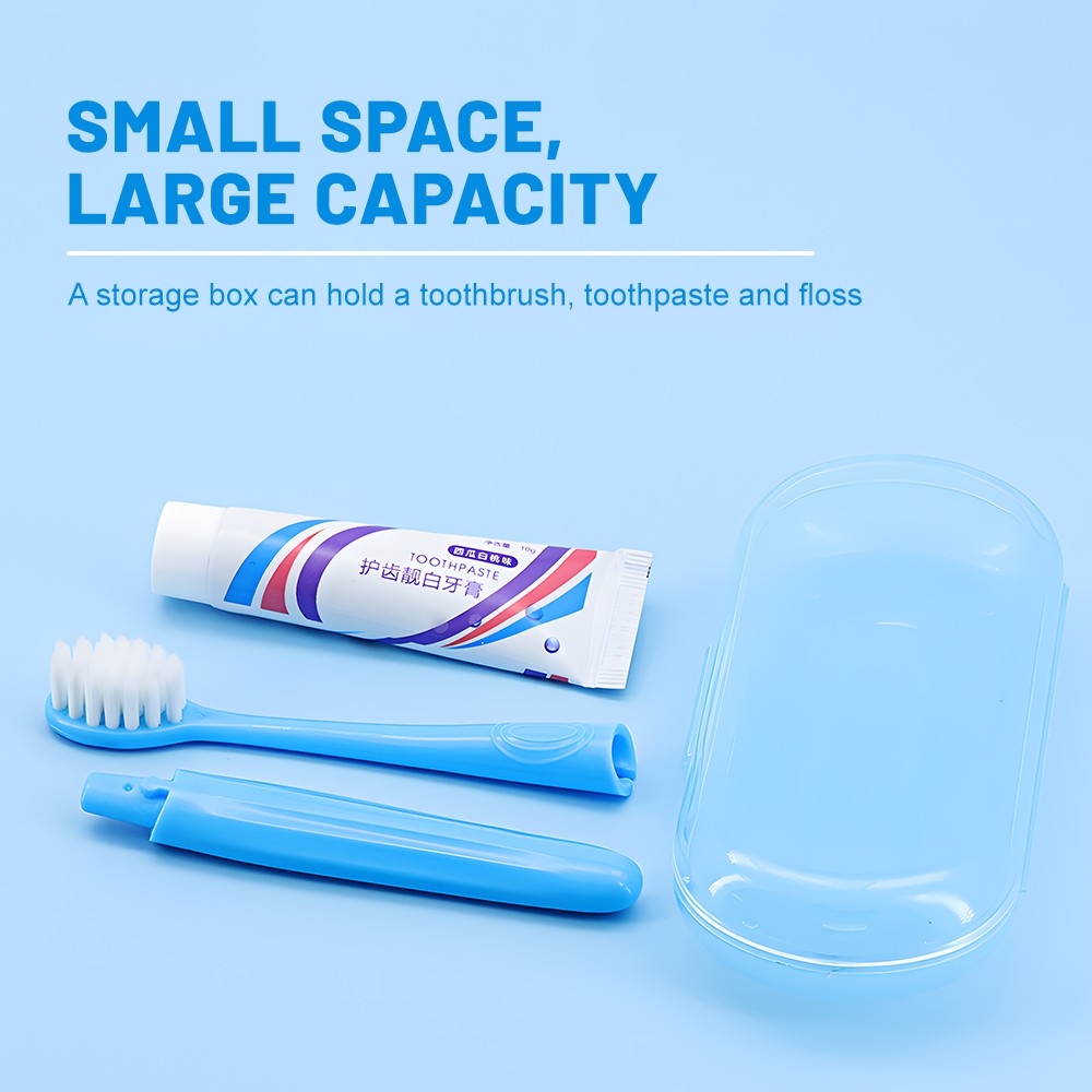 Toothbrush with Toothpaste Kit Travel Combination Kit Toothbrush Set
