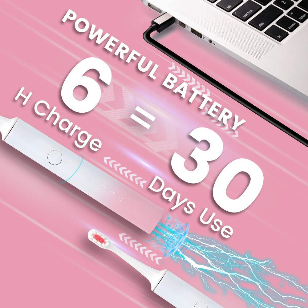 6404-Smart Sonic Electric Toothbrush