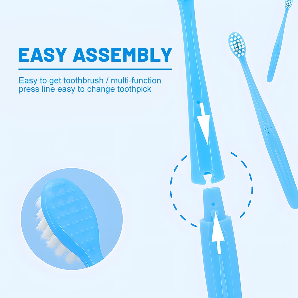 Toothbrush with Toothpaste Kit Travel Combination Kit Toothbrush Set