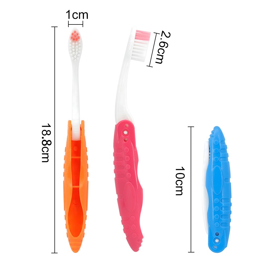 Colorful Transparent Feature High Quality Travel Toothbrush