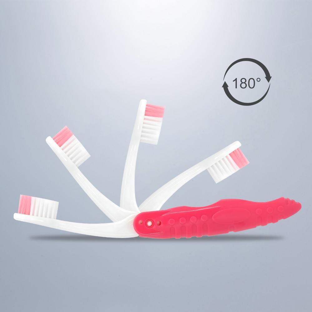 Colorful Transparent Feature High Quality Travel Toothbrush