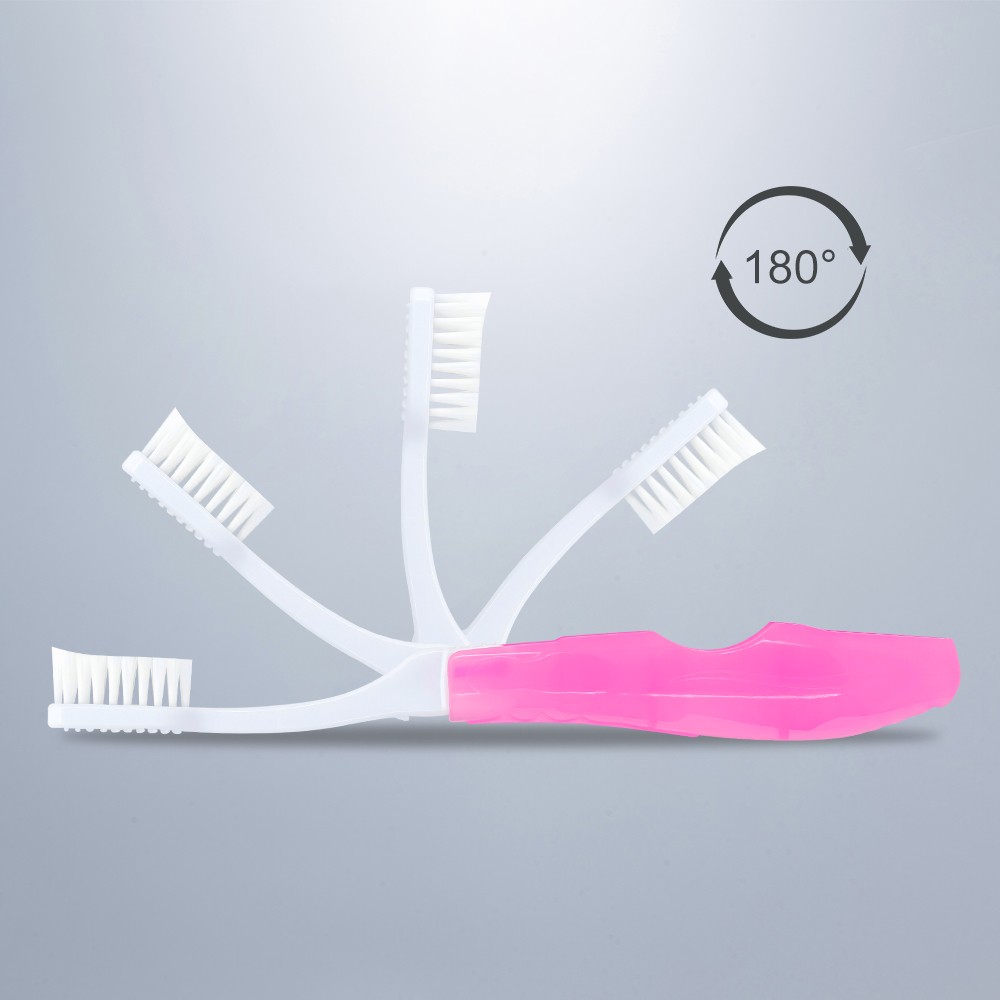 OEM High Quality Travel Set Toothbrush with Transparent Box
