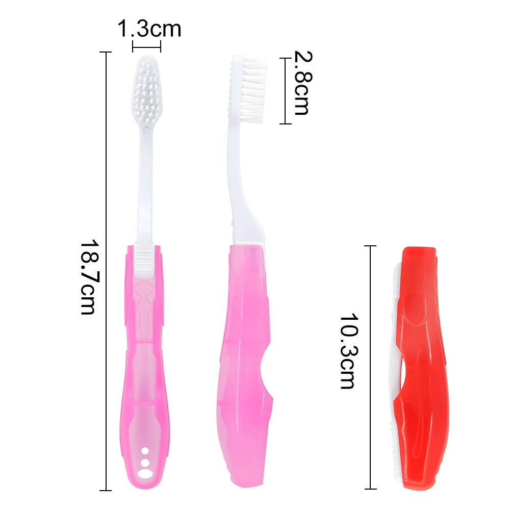 OEM High Quality Travel Set Toothbrush with Transparent Box