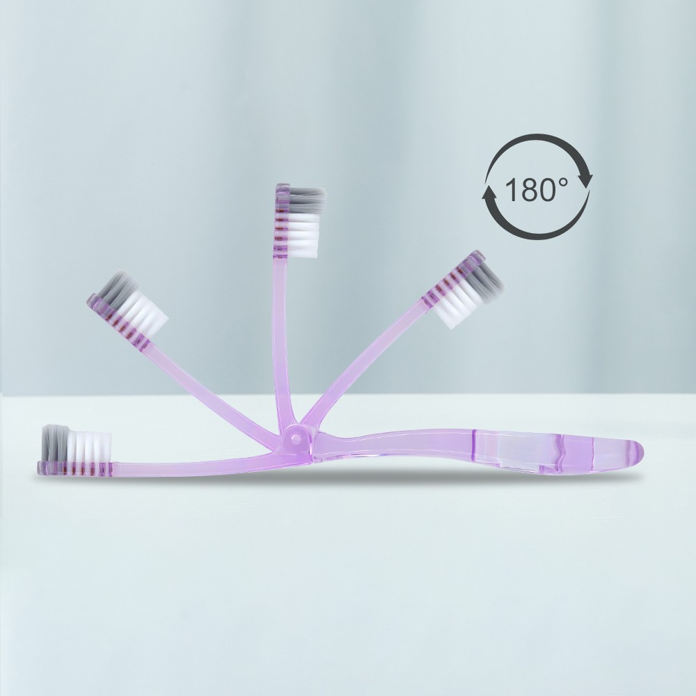 Wholesale Cheap Custom High Quality Travel Set Toothbrush with Transparent Box