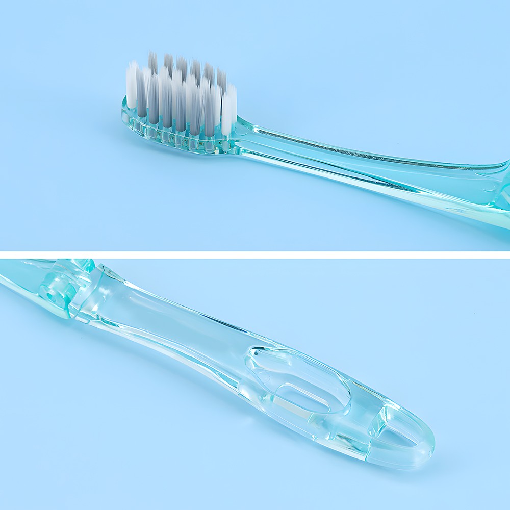 Wholesale Cheap Custom High Quality Travel Set Toothbrush with Transparent Box