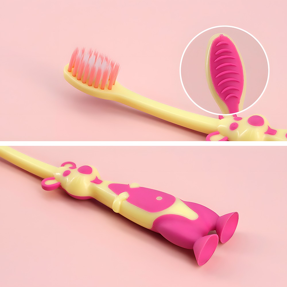 Children's Suction Cup Base Standing Toothbrush