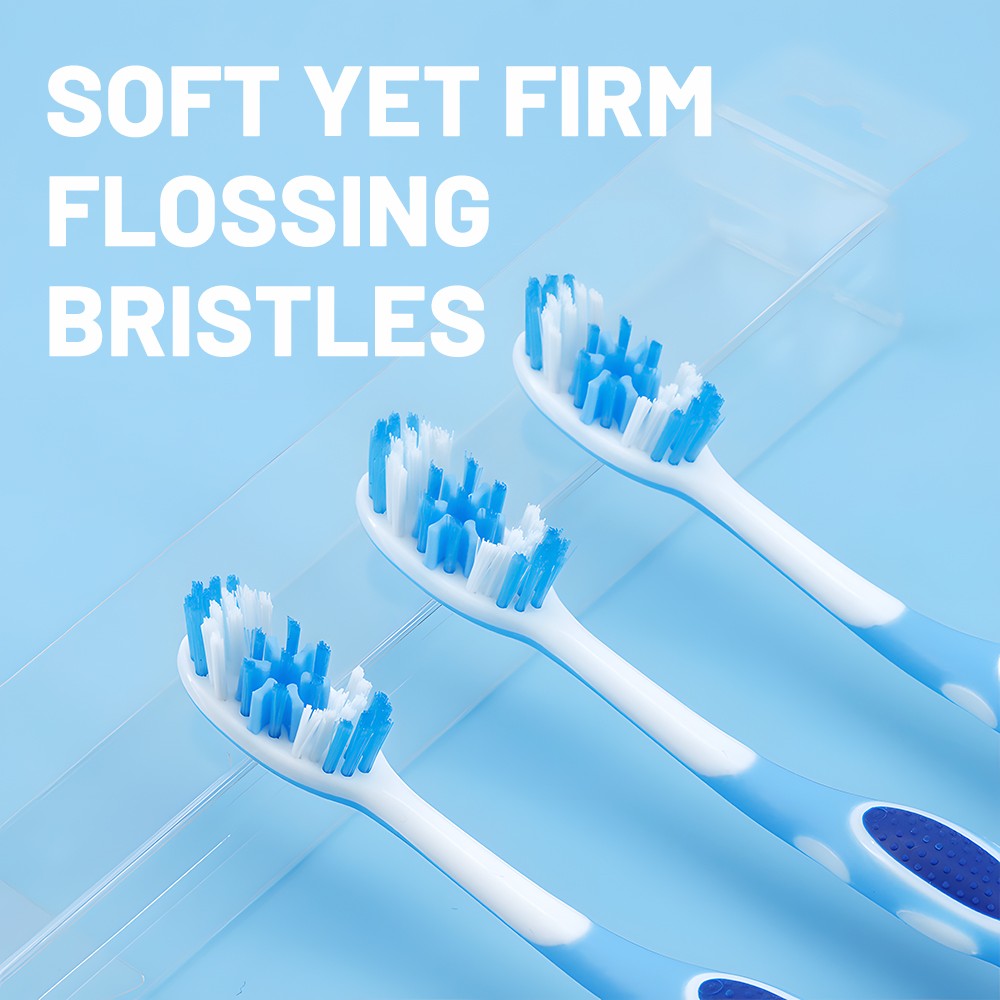 Efficient Cleaning Teeth Adult Manual Plastic Toothbrush