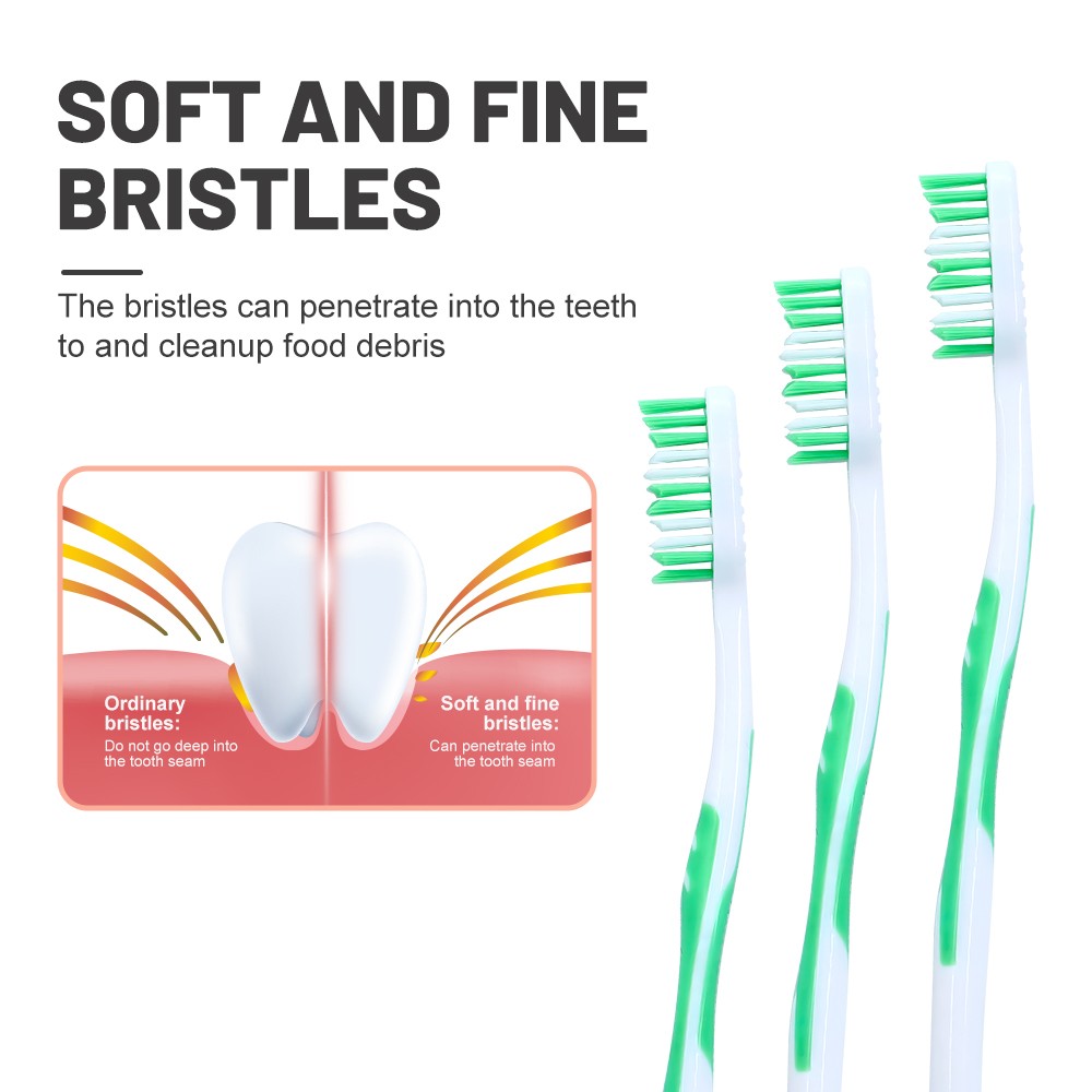 Toothbrush Cheap Spiral Tapered Bristles Adult Toothbrush OEM Good