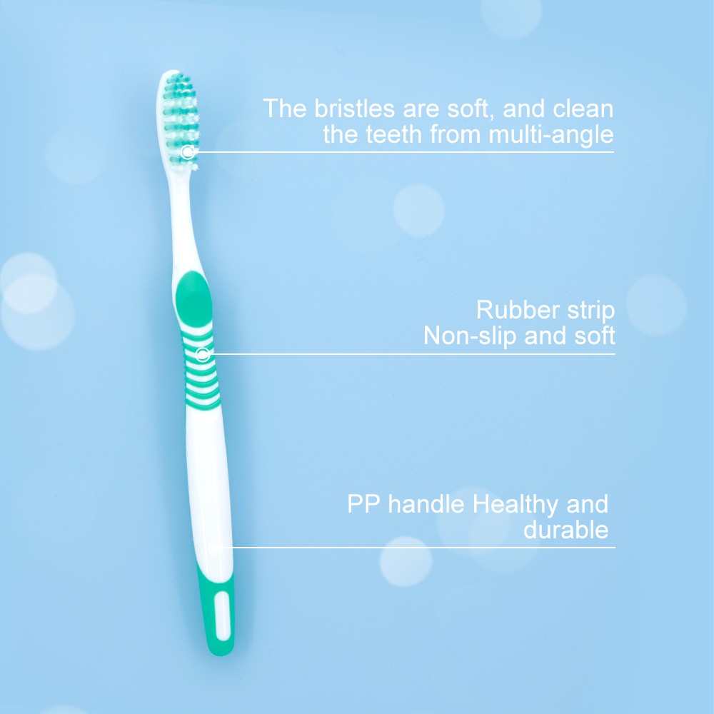 Custom Unique Personal PP/Nylon Oral Care Adult/Travel Toothbrush