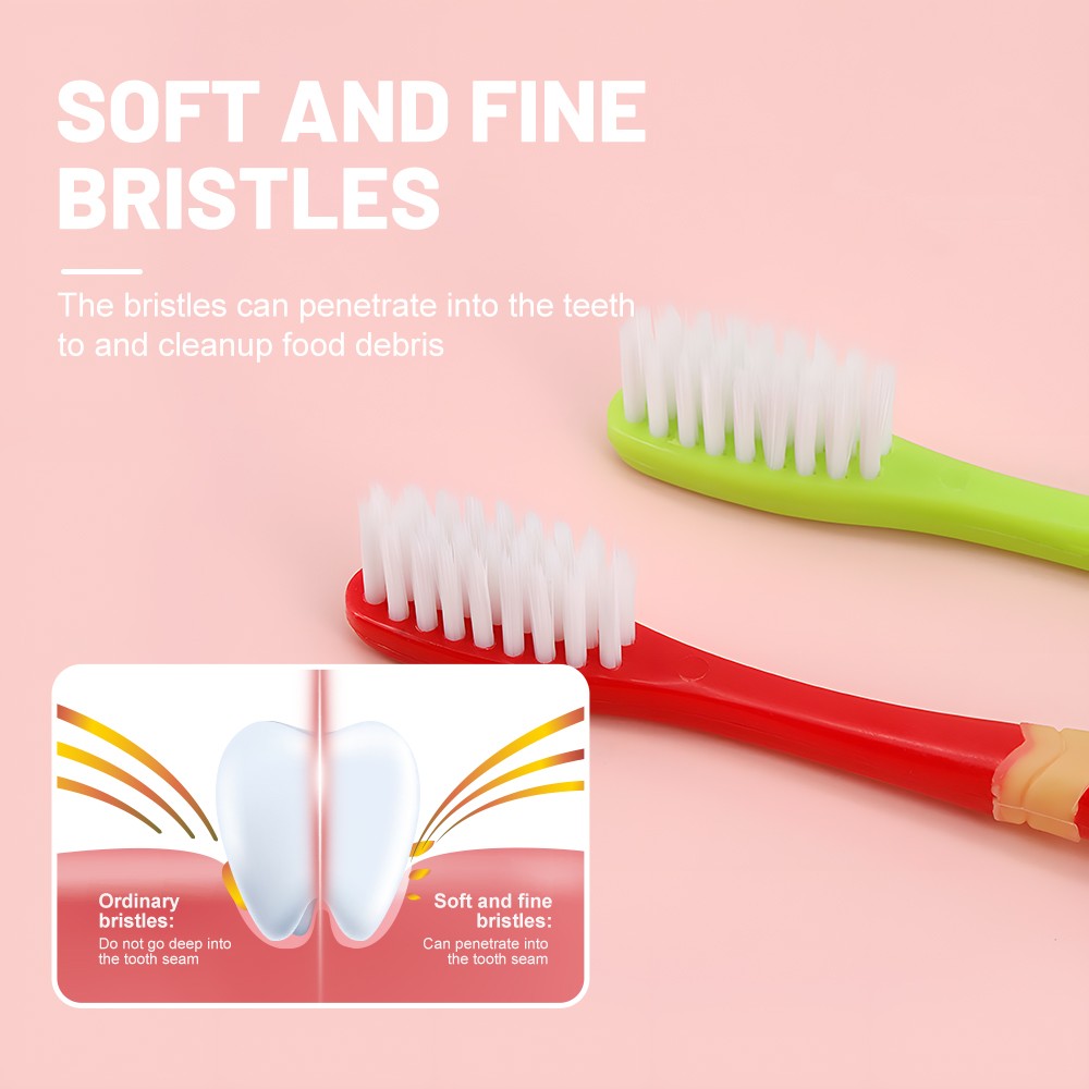 High Quality Soft Children′s Tooth Brush with Medium Nylon Bristles Kid Toothbrush