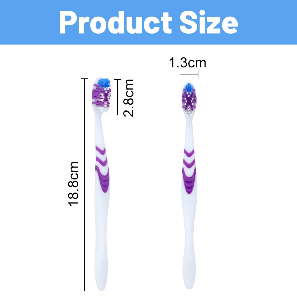 Nylon Bristle Adult Toothbrush with Logo Printing Customized