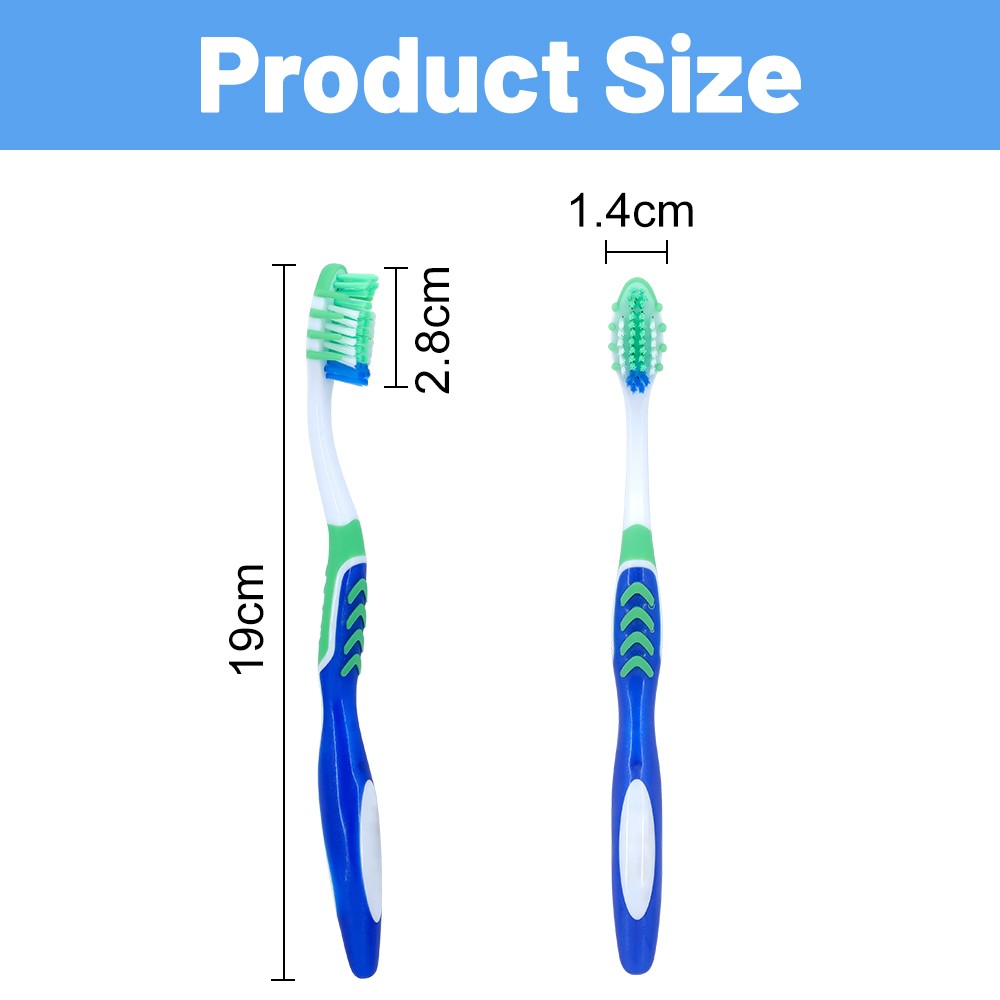 Soft Toothbrush for Adult Multi Color Toothbrush with Wide Space Handle Good