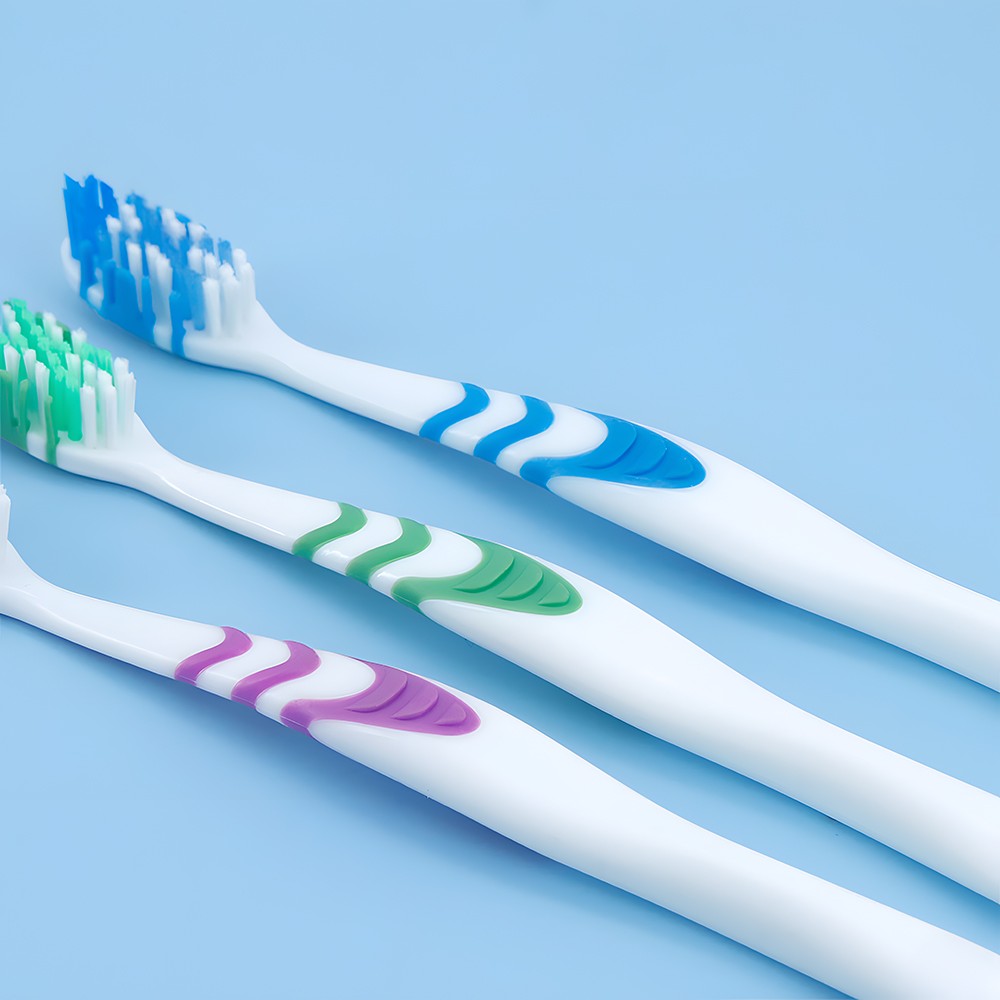 Nylon Bristle Adult Toothbrush with Logo Printing Customized