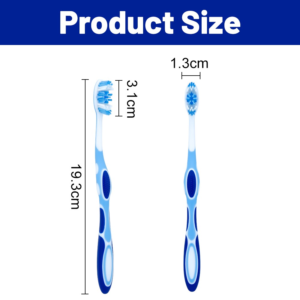 Efficient Cleaning Teeth Adult Manual Plastic Toothbrush