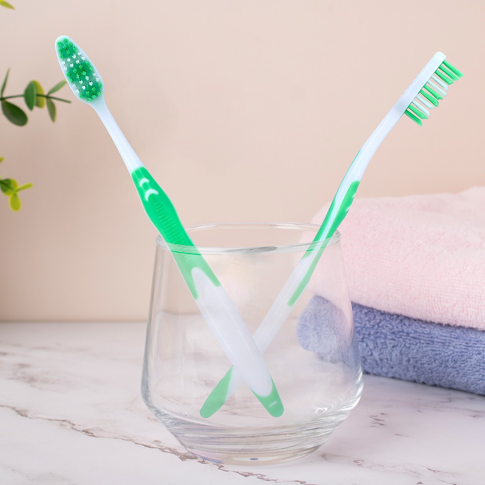 Toothbrush Cheap Spiral Tapered Bristles Adult Toothbrush OEM Good