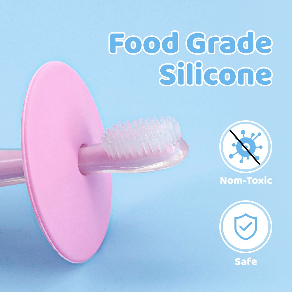 Hot Sale Baby Silicone Toothbrush for Home Use