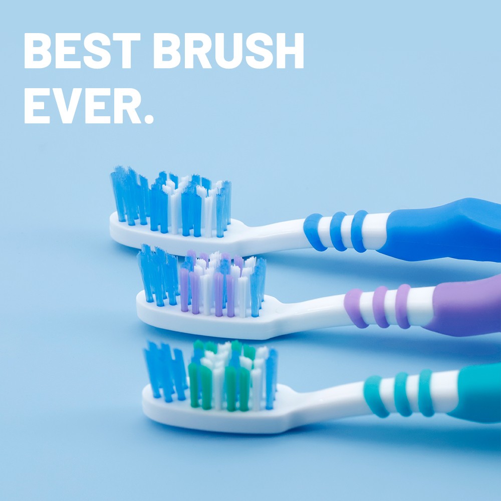 Customized Wholesale High Quality Adult Nylon Hard Bristle Plastic Manual Toothbrush