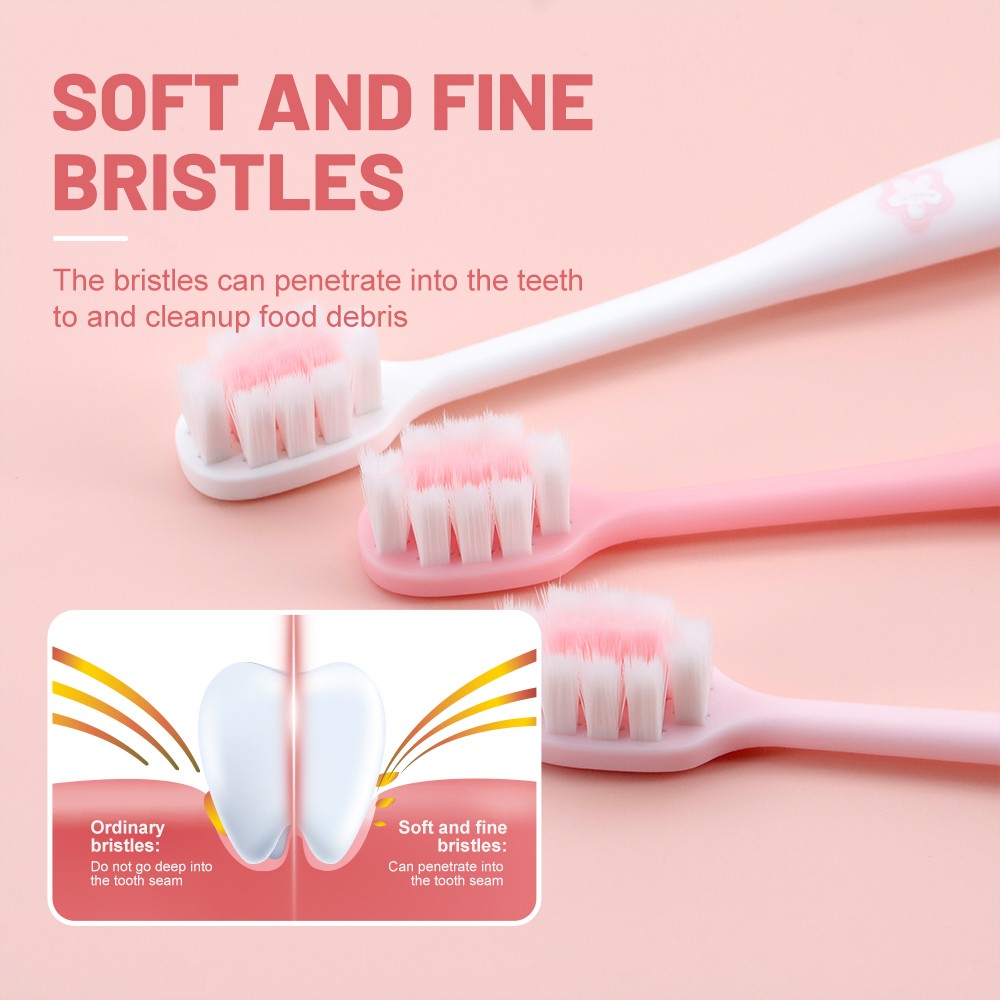 Candy Colors Soft Manual Clean Teeth Adult Toothbrush