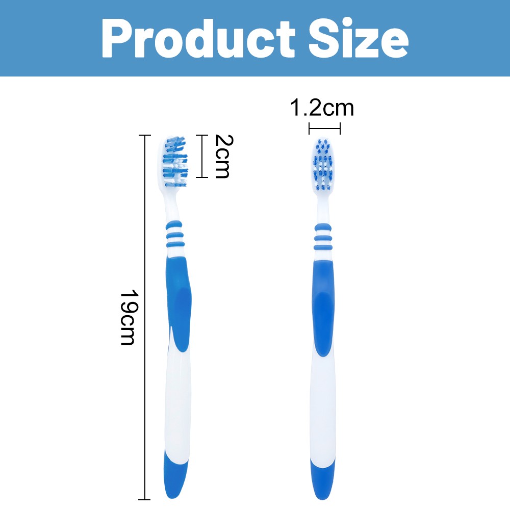 Customized Wholesale High Quality Adult Nylon Hard Bristle Plastic Manual Toothbrush