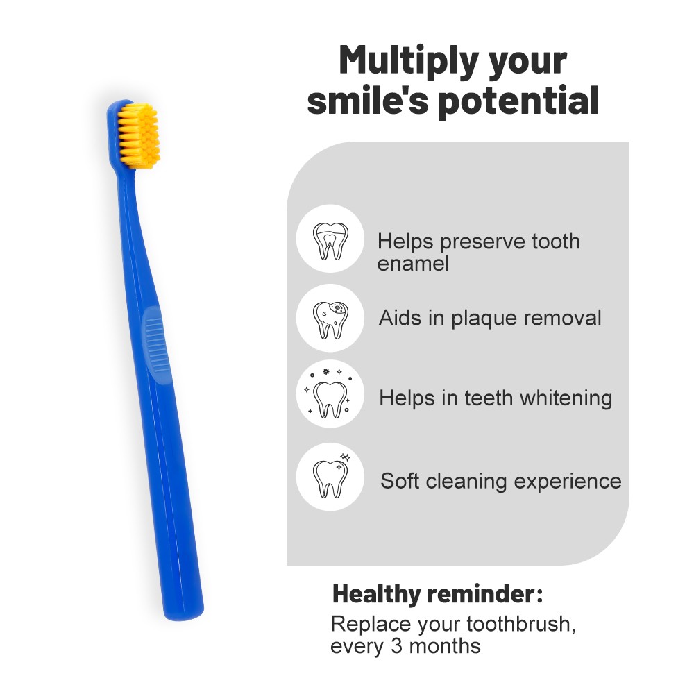 Wholesale OEM High Quality Manual Adult Toothbrush