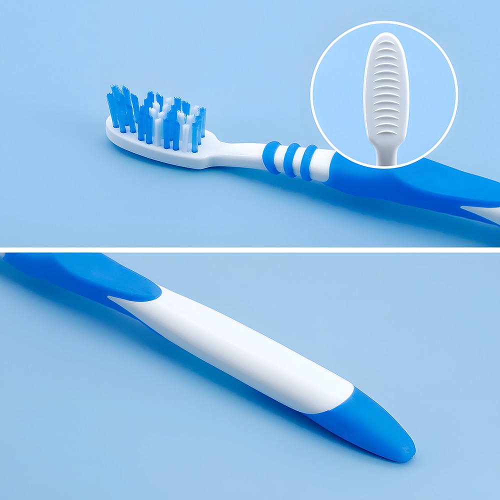 Customized Wholesale High Quality Adult Nylon Hard Bristle Plastic Manual Toothbrush
