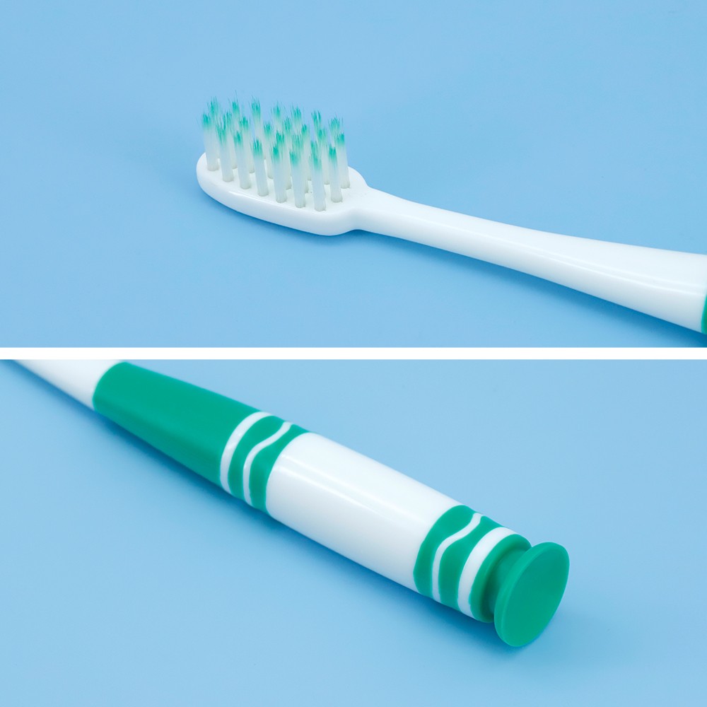 Manufacturer Custom Children Cartoon PP Toothbrush with Suction Cup
