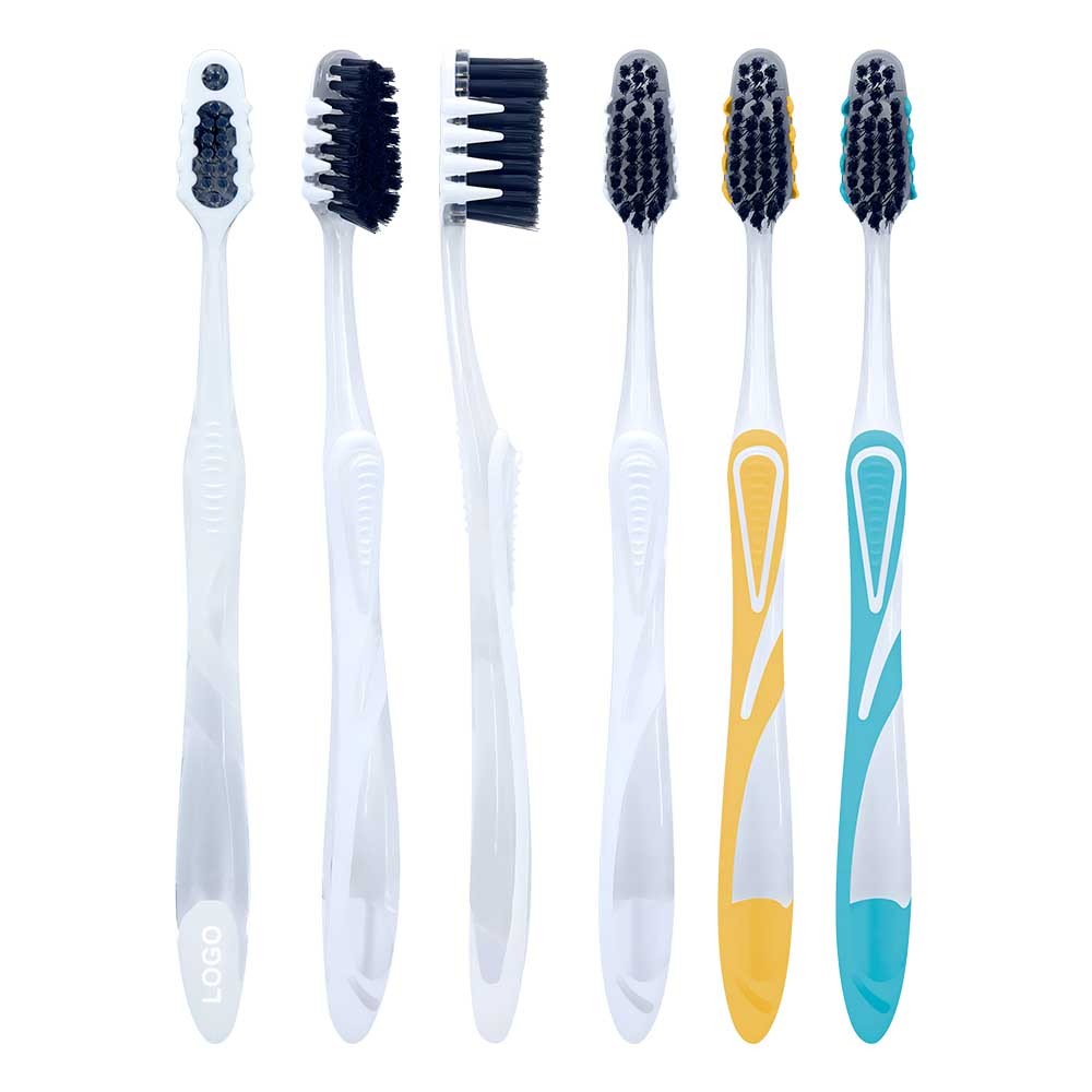 Transparent Handle Manual Toothbrush For Adult