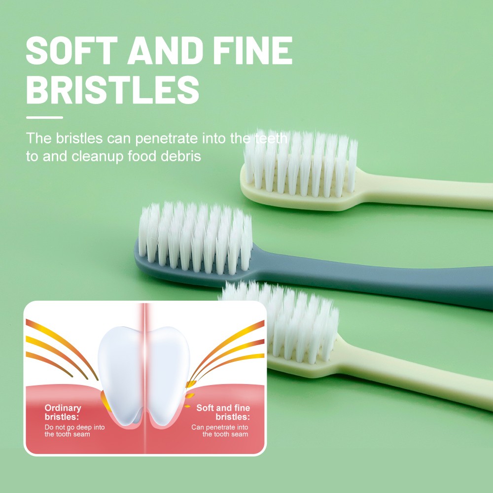 Hot Sale Custom Manufacturer New Popular Soft Bristle Adult Toothbrush