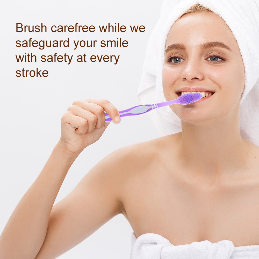 Customized Soft Toothbrush Spiral Bristle with Independent Packaging for Adult