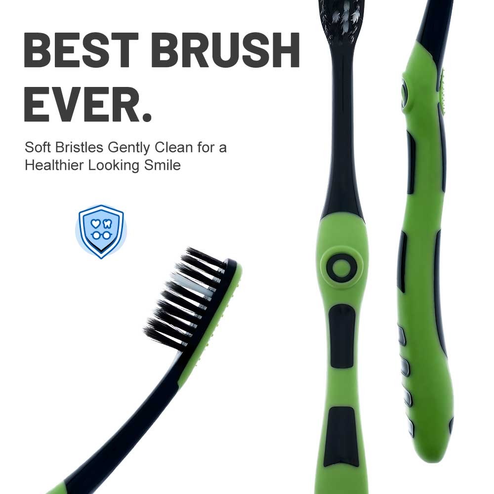 Home Use Blister Card Individually Wrapped Plastic Adult Custom Toothbrush